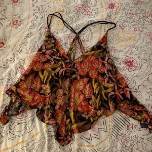 Urban Outfitters Leafy Crop Top